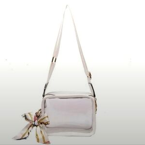 Transparent Crossbody Bag - Pink or Purple, NEW!